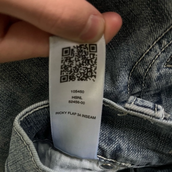 TRUE RELIGION RICKY RELAXED STRAIGHT JEANS Size 27W - Picture 7 of 7